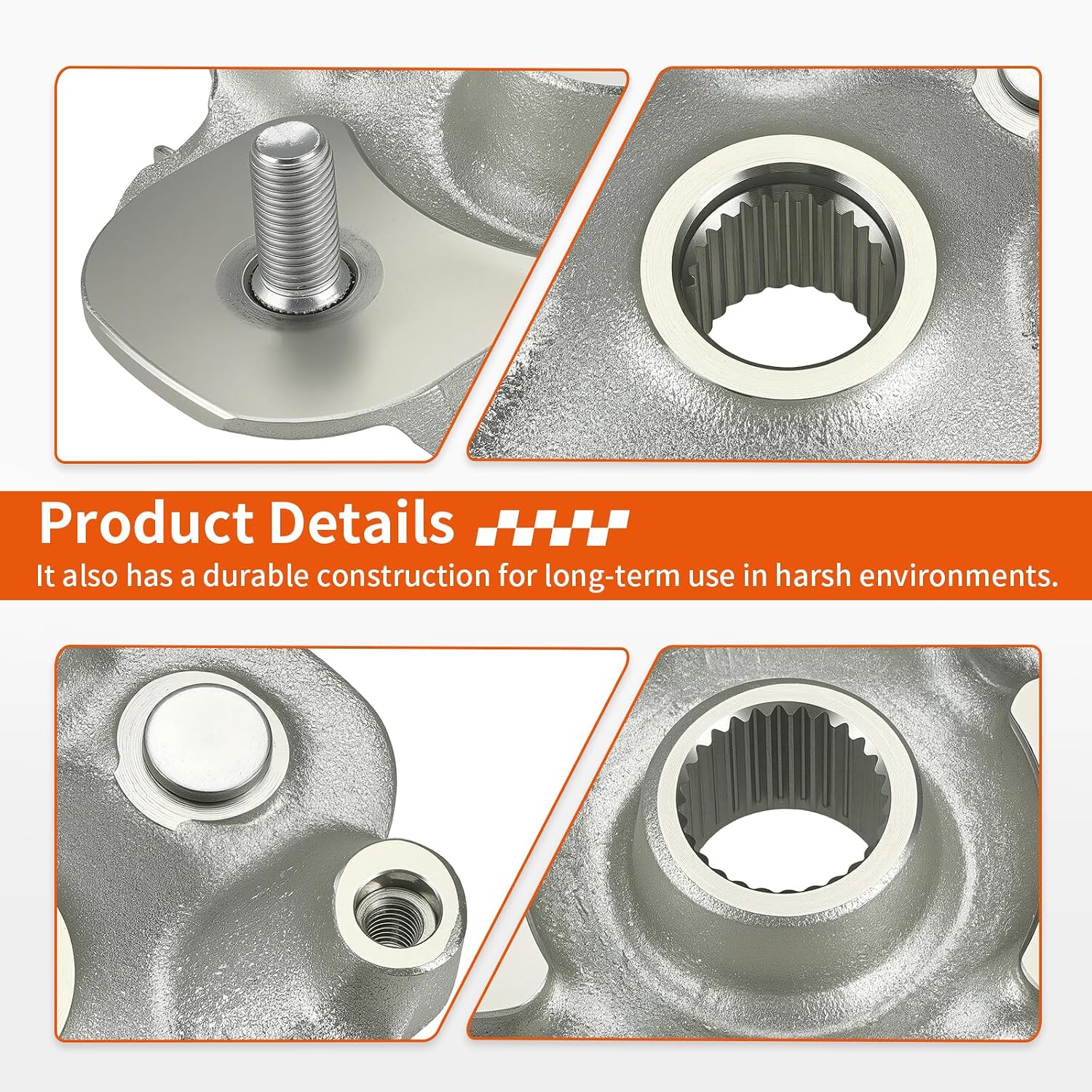 Front Rear Hub for Yamaha Grizzly Kodiak 450 550 700 YFM450 YFM550 YFM700 2007-2024 B16-F510D-01-00 3B4-25111-11-00