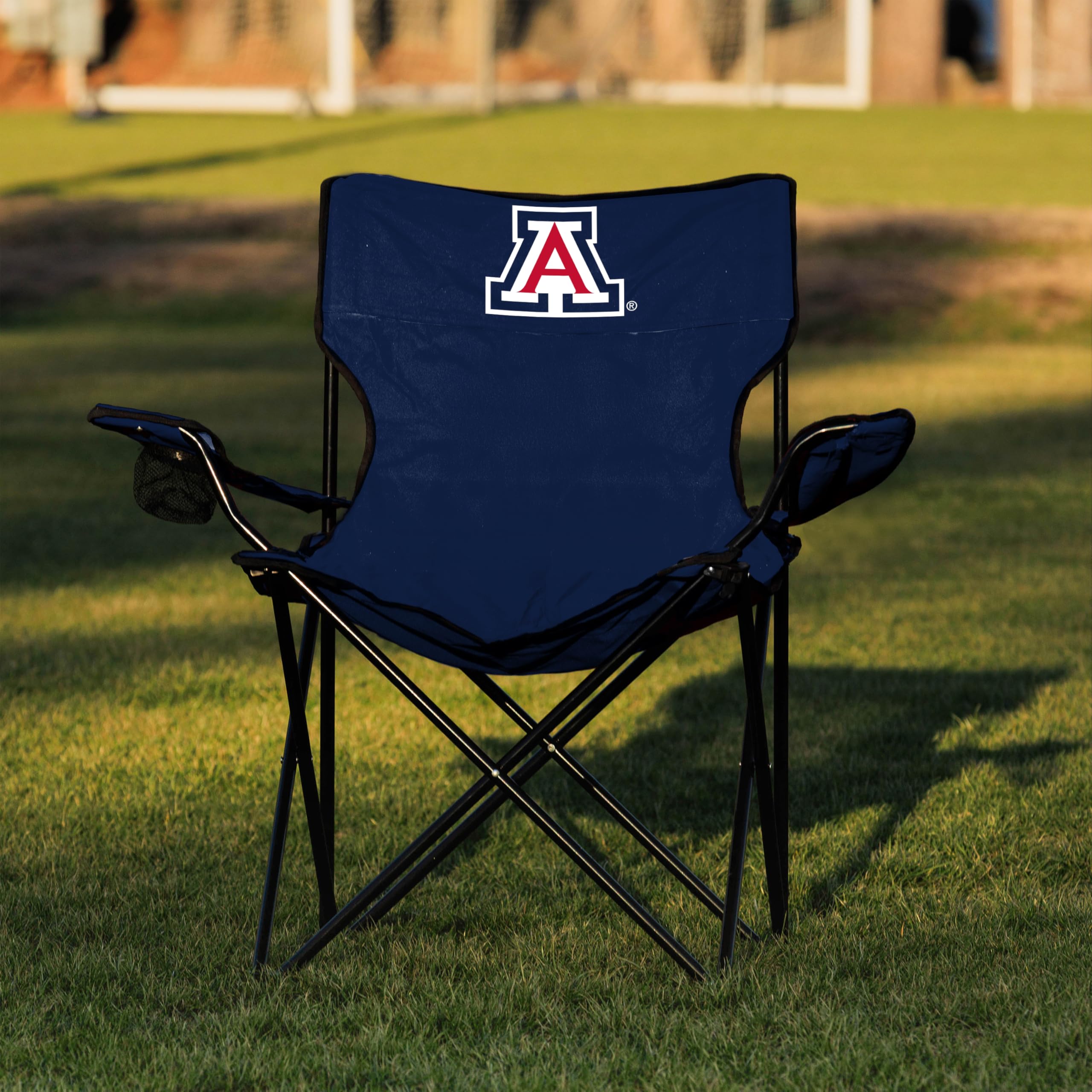 Logo Collegiate Silla cuádruple Plegable con Bolsa de Transporte