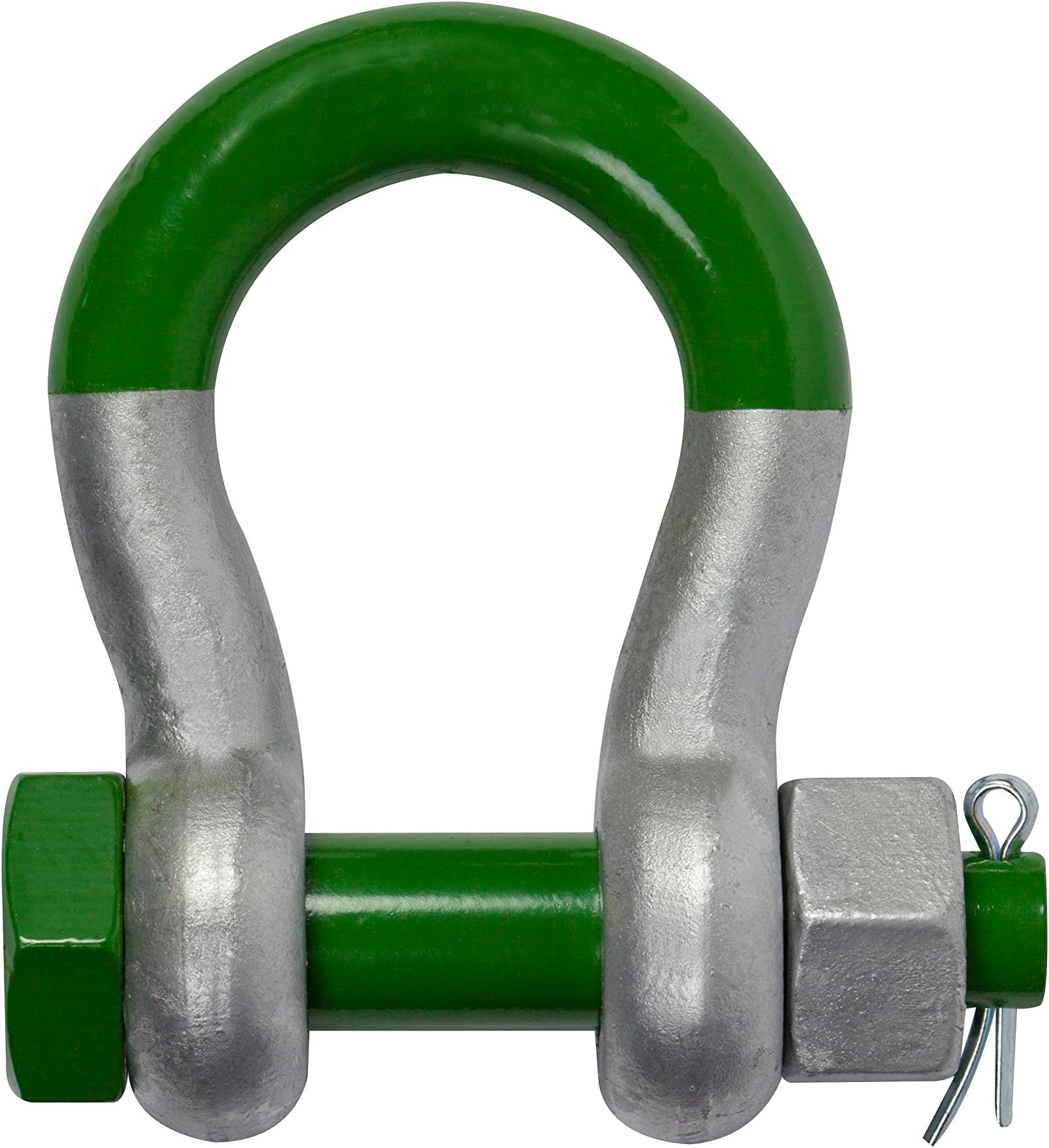 Green Pin SUGHMB38 Super Bow Shackles with Safety Bolt, G-5263, 30 t WLL