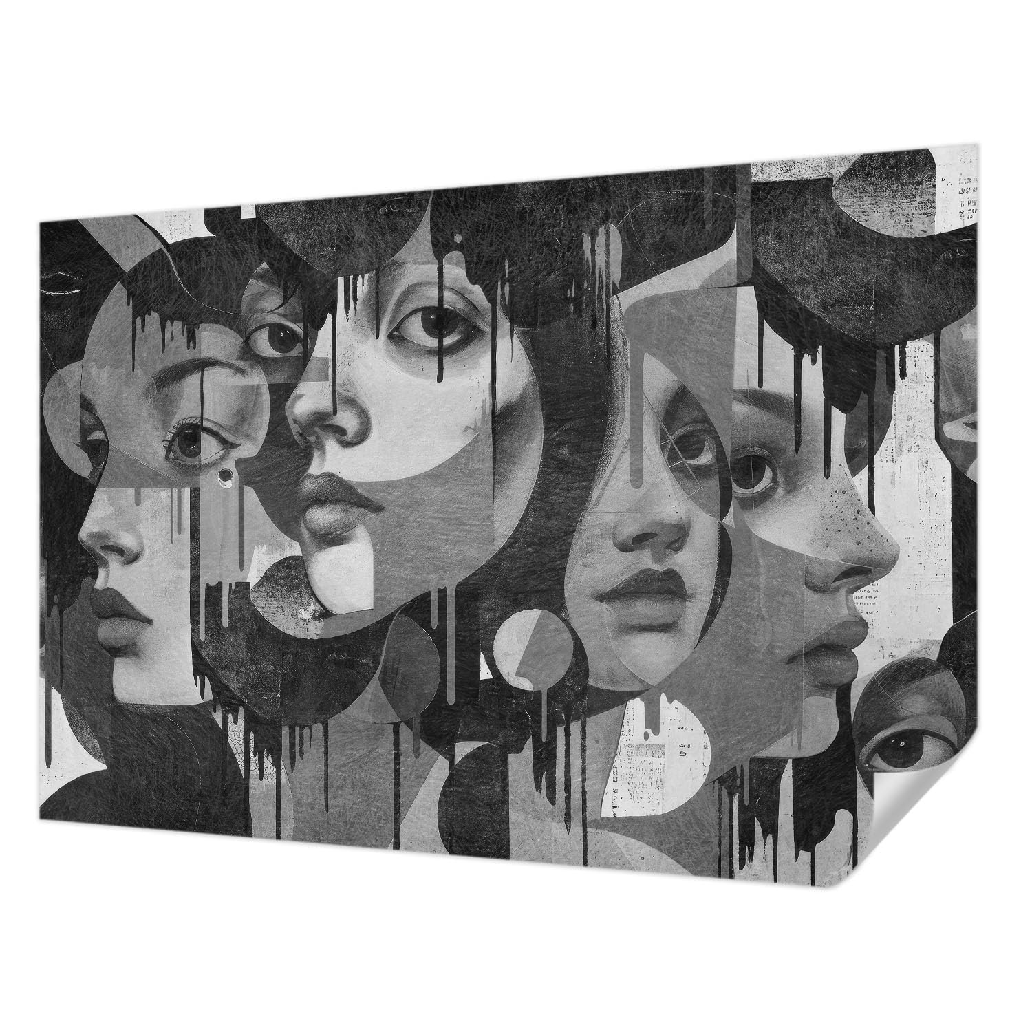Fotomural autocolante resistente a las manchas lavable para pared moderna de dormitorio