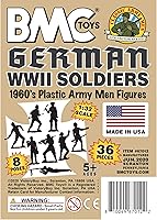 Vista 7 de BMC Classic MPC - Figuras de soldado alemán de plástico alemán para hombre, color bronceado, 36 piezas, fabricado en EE. UU