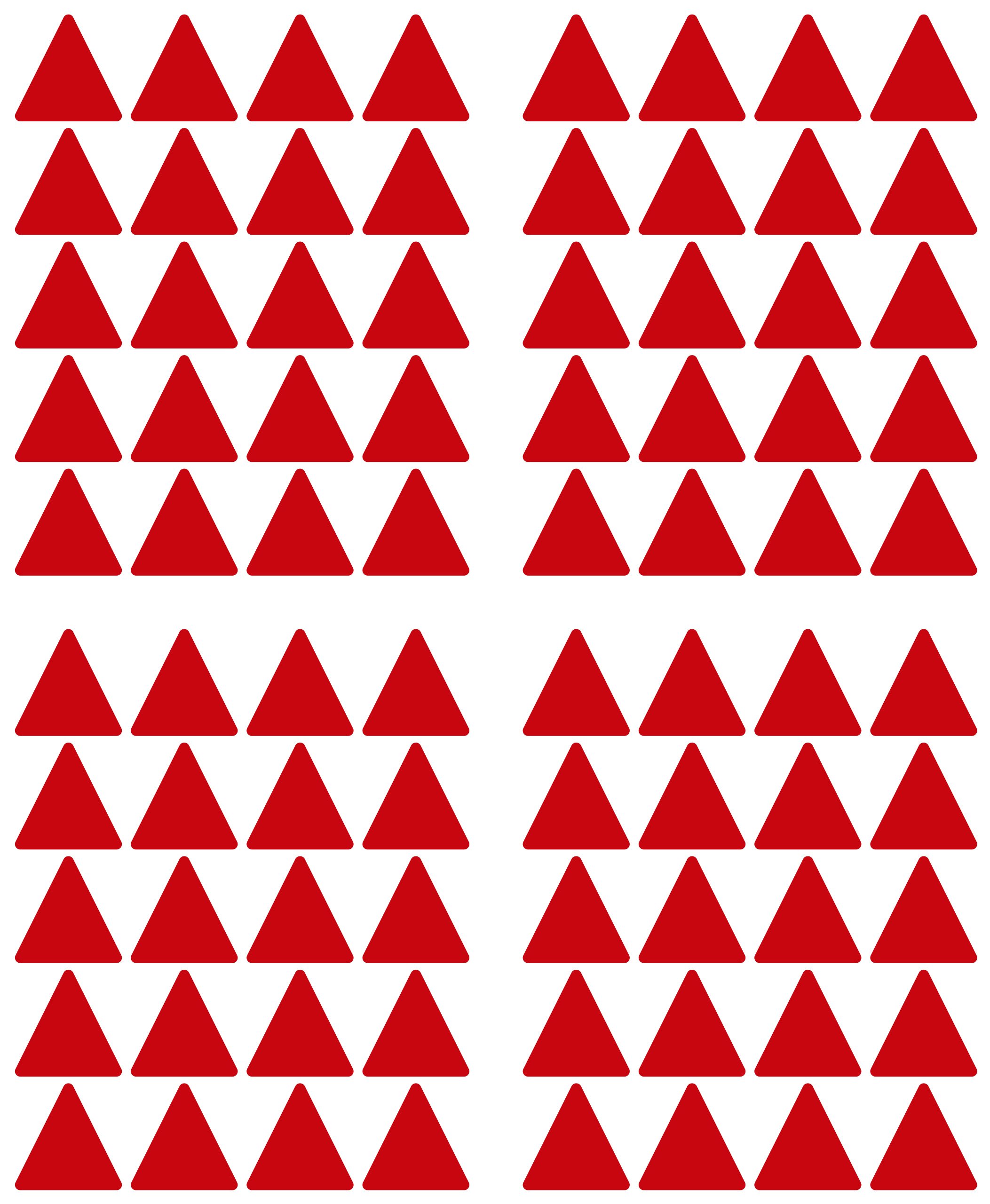 Stickers adesivi in vinile triangoli multicolor Triangles1 | Maisons du Monde