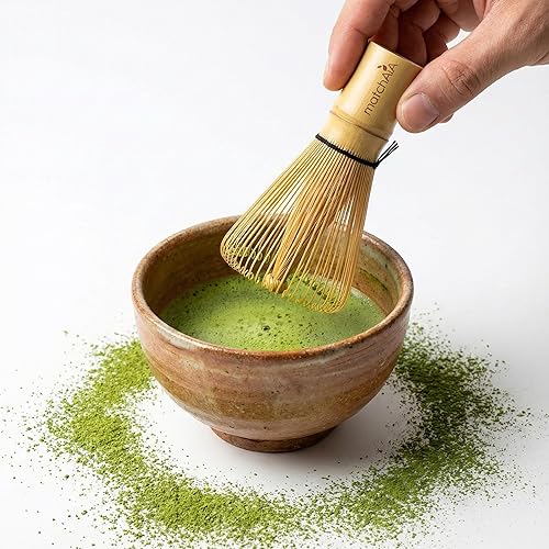 Miniatura 2 de Batidor de matcha – Batidor de bambú para polvo matcha, hecho a mano orgánico tradicional japonés Chasen, agitador de matcha de 100 puntas Wisk