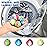 Blulu 12 Pieces Pet Hair Remover for Laundry Dryer Balls Reusable Washing Machine Hair Catcher Pet Dog Cat Catcher Lint Remover (Stylish Color)