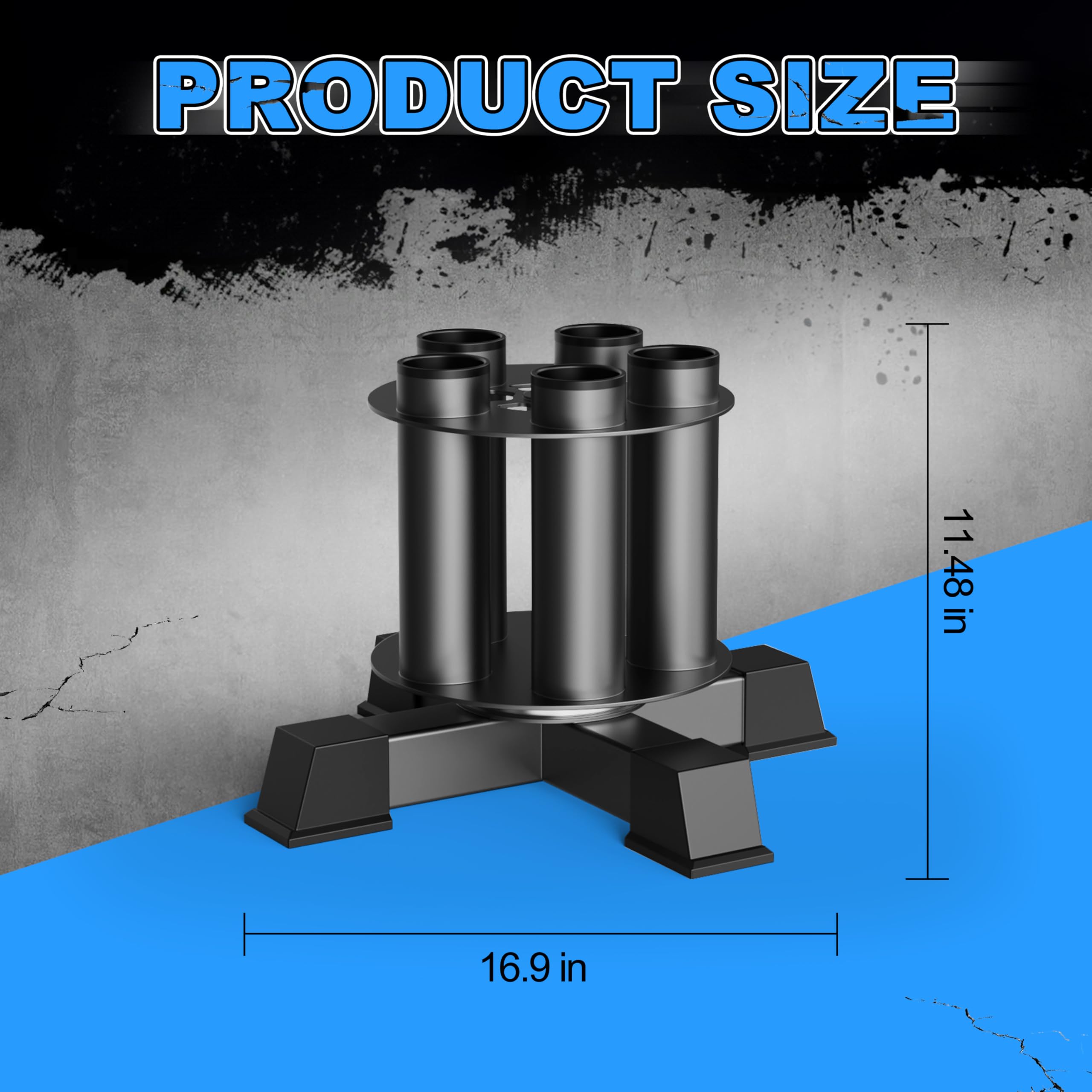 Amazon.co.jp: EVERYMATE 縦型バーベルホルダー:回転式バーベル