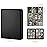 Trading Card Binder 9 Pocket, GERMUN PU Cover Card Binder for 360 Cards, Premium Trading Card Holder Folders, Double Sided Pocket Card Album for MTG, TCG (Carbon Black)