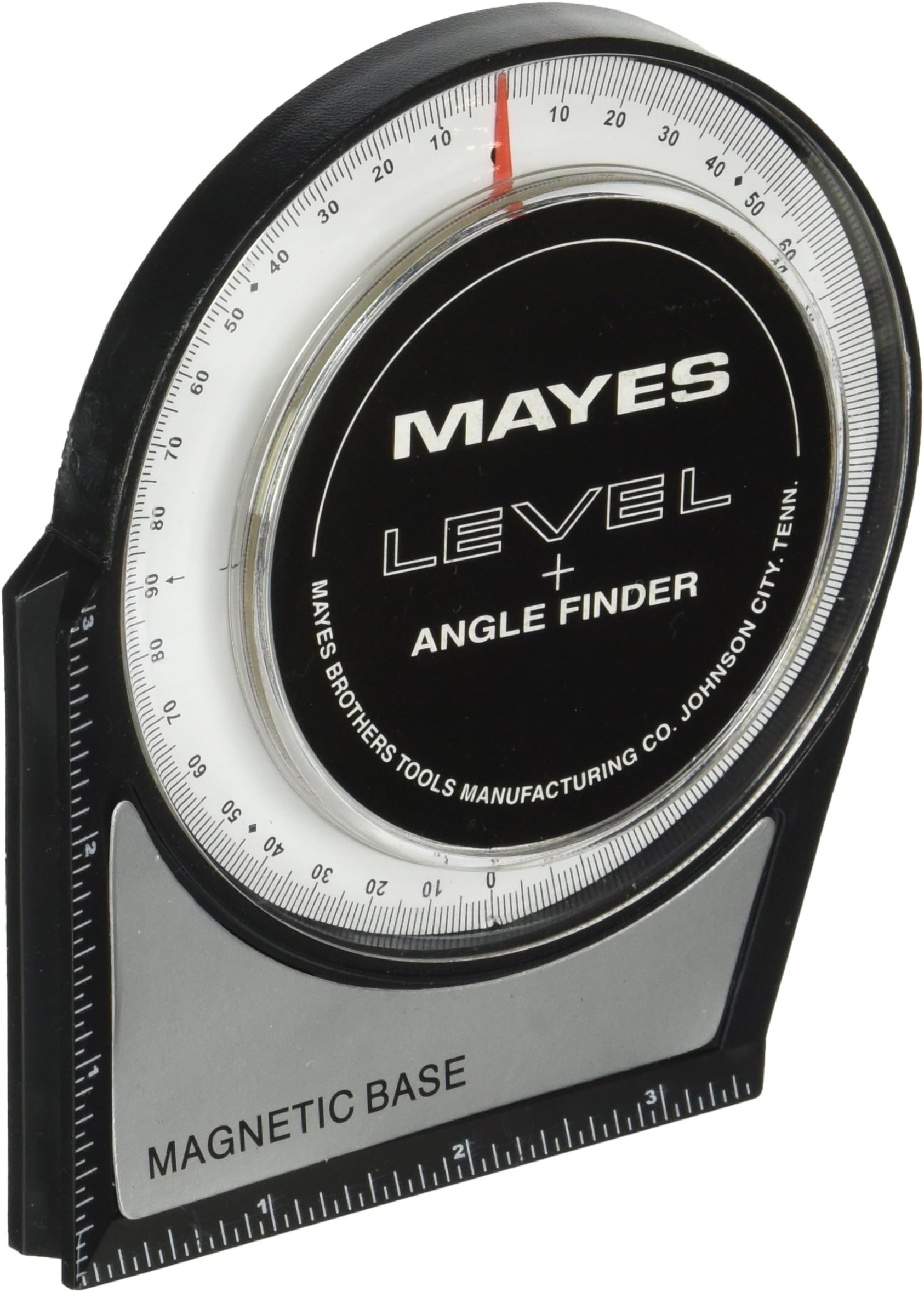 10156 Large Level and Angle Finder with Magnetic Base, Magnetic Base Angle Finder, Level With Angle Finder, Magnetic Degree Finder