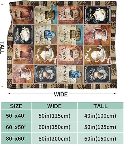 Miniatura 44 de Tijuboni Manta con diseño de tortuga marina y océano, regalos náuticos para mujeres, hombres, niñas, niños y adultos, manta de franela suave para