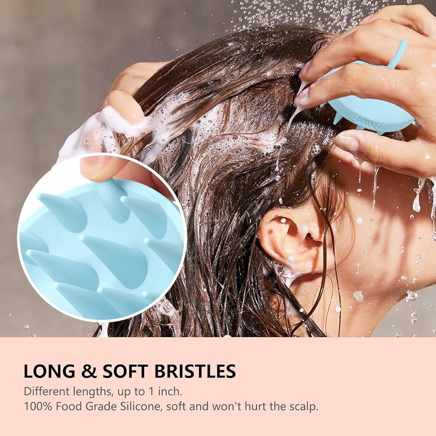Amazon.co.jp: CiCiKiea スカルプマッサージャー シャンプーブラシ
