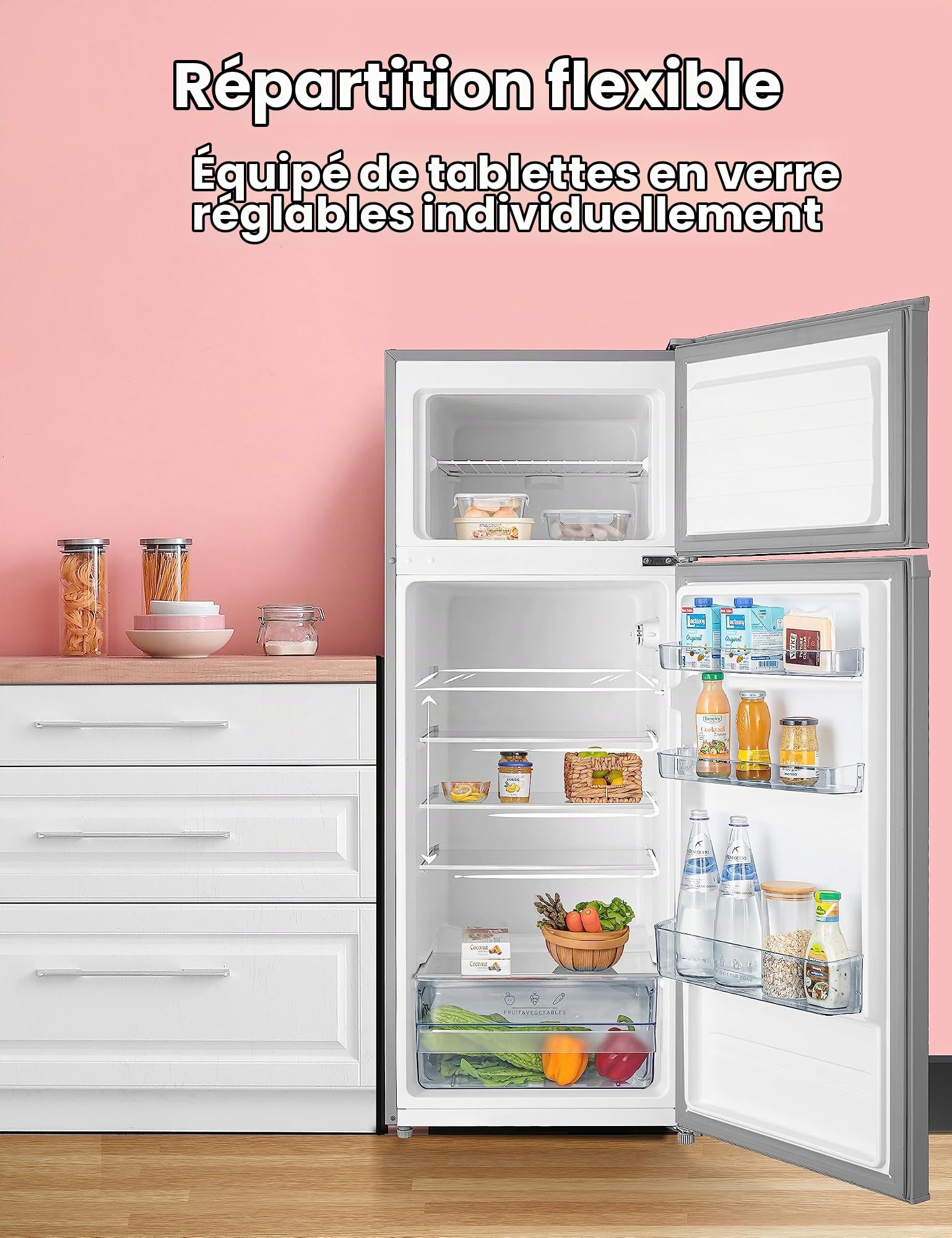FRIGO 2P. 204LT CE.E STATICO GRIGIO