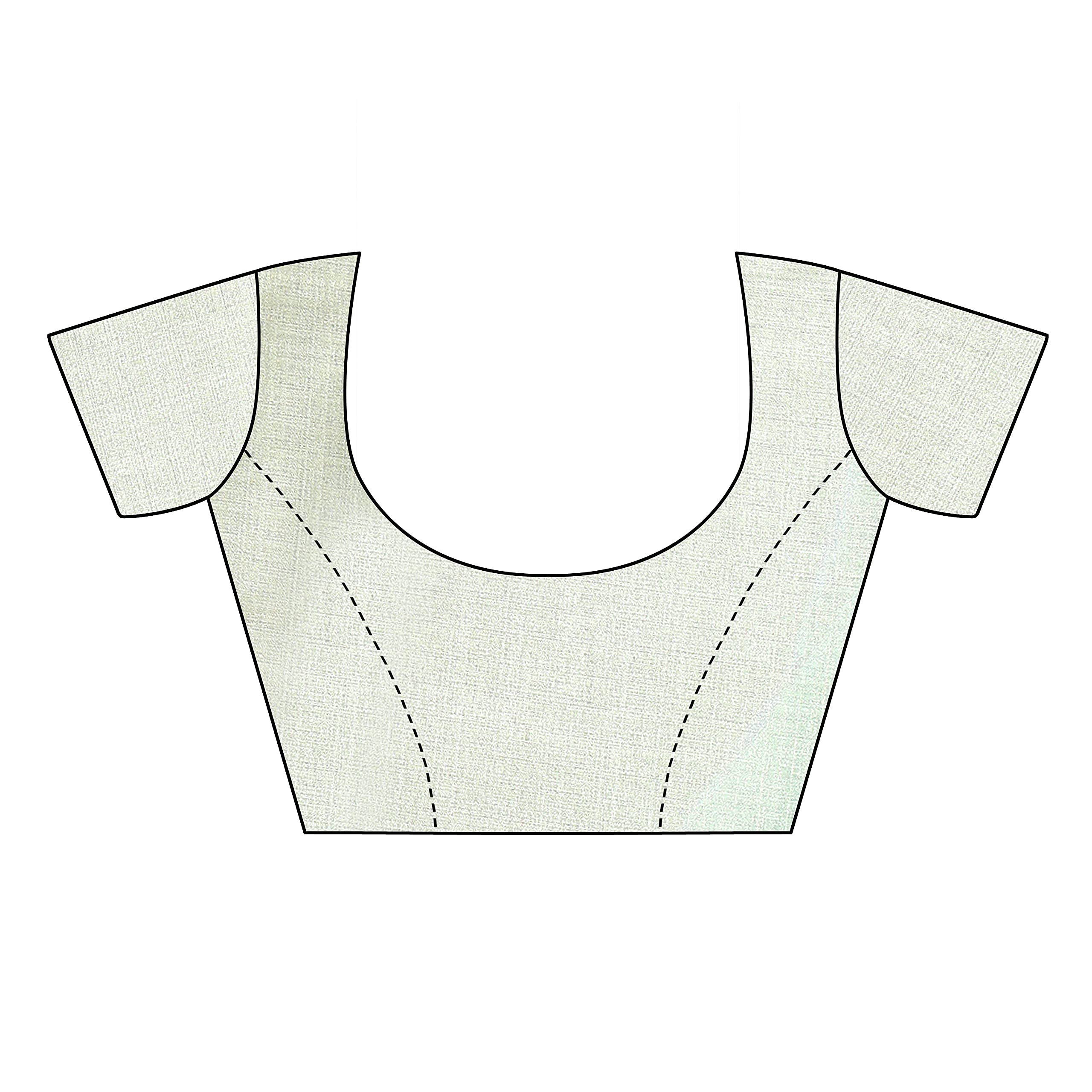 Yashika Sari da donna in seta stampata con camicetta (PUDINA_Free Size)