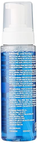 Miniatura 11 de Lottabody Mousse para rizos espumosos de aceite de coco y karité Wrap Mousse, crea envolturas suaves, mousse para cabello rizado, define rizos
