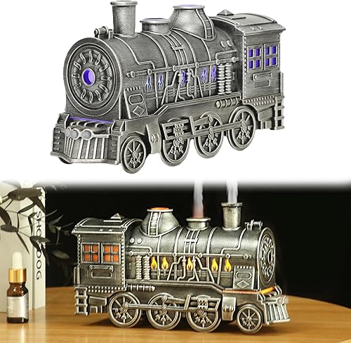 Miniatura 8 de Train Diffuser 300ML Essential Oil Diffuser Cool Mist Humidifier Aroma Diffuser with Remote Control, 2 Lighting Modes, Cool Mist Humidifiers for