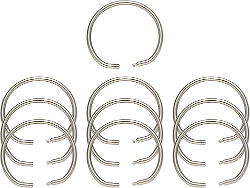 Key Systems - Llavero a prueba de manipulación (2 unidades, 2.0in, 10 unidades), color plateado