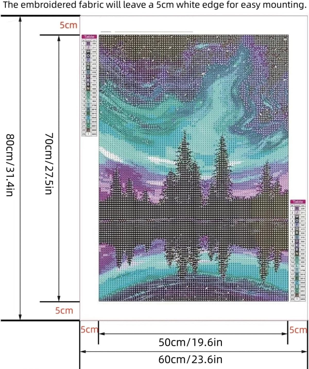 Diy刺繍スターターキット オオカミの動物と森モザイクビーズ刺繍 手作りビーズクロスステッチキット 友人へのギフト 40x50cm | 刺しゅうキット  通販 Diy ビーズ刺繍セットカラフルなオオカミビーズ刺繍キット動物刺繍キット大人初心者のための簡単なクロスステッチセット ... Diy シードビーズ刺繍キットファンタジーの女性とライオン ビーズ刺繍キット大人向け初心者向け簡単クロスステッチセット 50x70c