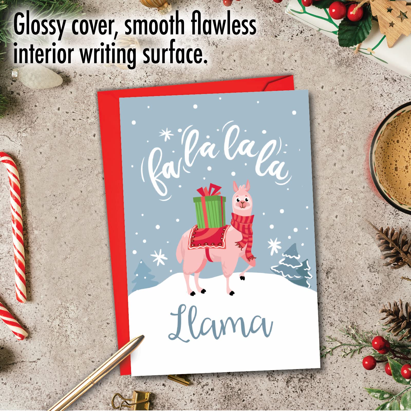 Nobleworks Christmas Greeting Card With 5 X 7 Inch Envelope 1