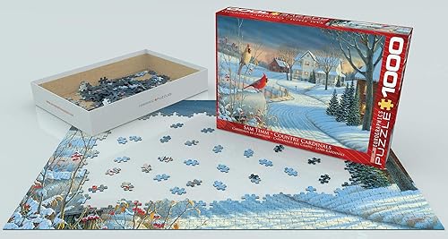 Miniatura 3 de EuroGraphics Country Cardinals by Sam Timm - Puzzle 1000 piezas