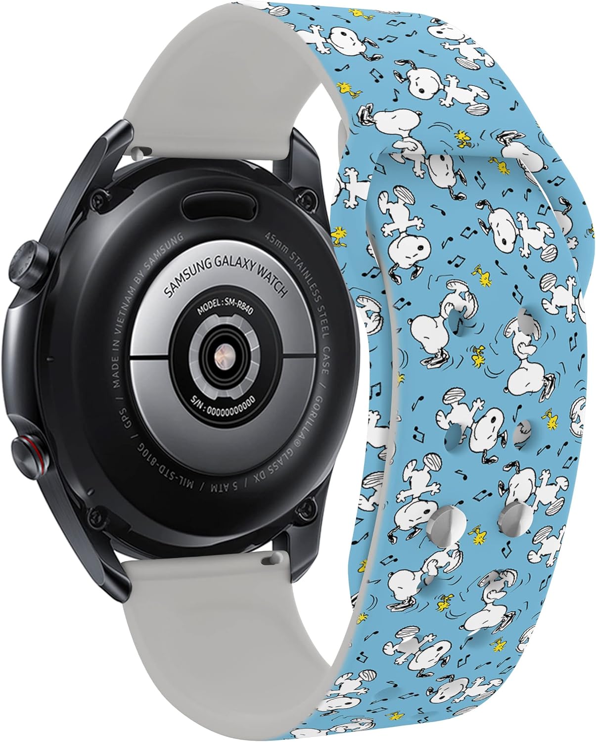 Affinity Bands Peanuts Classic HD Watch Band Compatible with Samsung Galaxy Watch