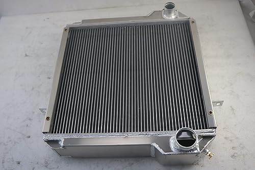 Miniatura 9 de Aluminio 4 filas radiador reemplazo para caja retroexcavadora 570 580L 580SSL 590SL 4300 P85 234876A1 234876A2, radiadores