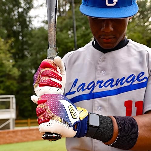 Miniatura 4 de Grip Boost Loaded - Guantes de bateo de béisbol con piel Boost Plus, tallas para adultos y jóvenes