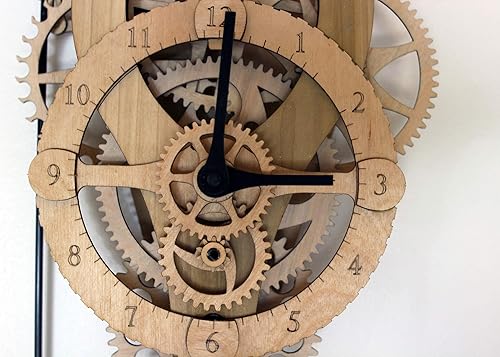 Miniatura 2 de Abong Kit de reloj hecho a mano de madera Vera | Proyecto de bricolaje