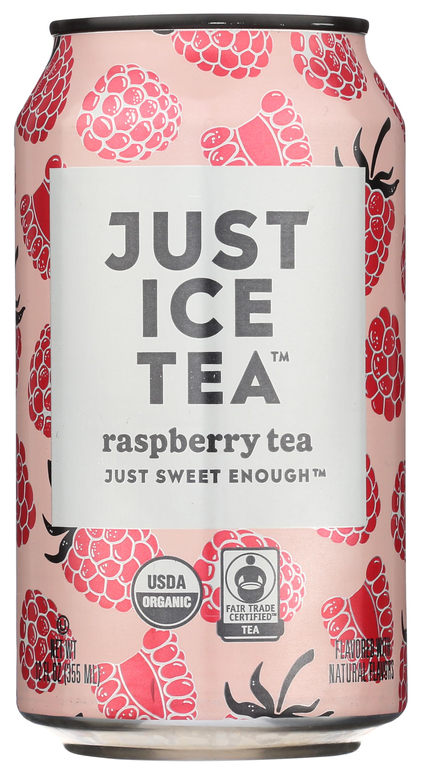 Just Ice Tea Tea Blk Raspbrry Organic Rtd, 12 fl oz