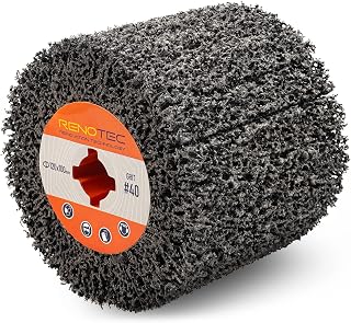 115x100mm Wire Drawing Polishing Burnishing Wheels Poly Strip Abrasive Disc Wheel Roller Wheel Clean Remove Paint Rust Oxidation