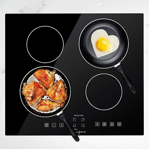 Empava 24 Inch Electric Stove Induction Cooktop with 4