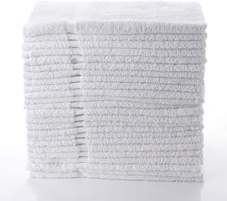 Simpli-Magic 79251 100% Cotton White Hand Towels, 16x27 Inch, 12 Pack - Soft, Absorbent, Quick-Dry
