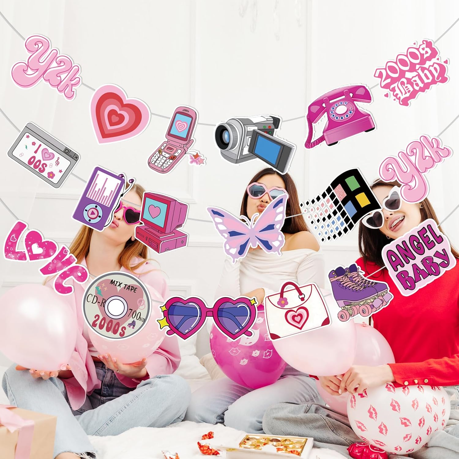 Y2k Decor - 2000s Party Decorations Y2k Party Decorations Y2k Birthday Decorations Early 2000s Banner image 3