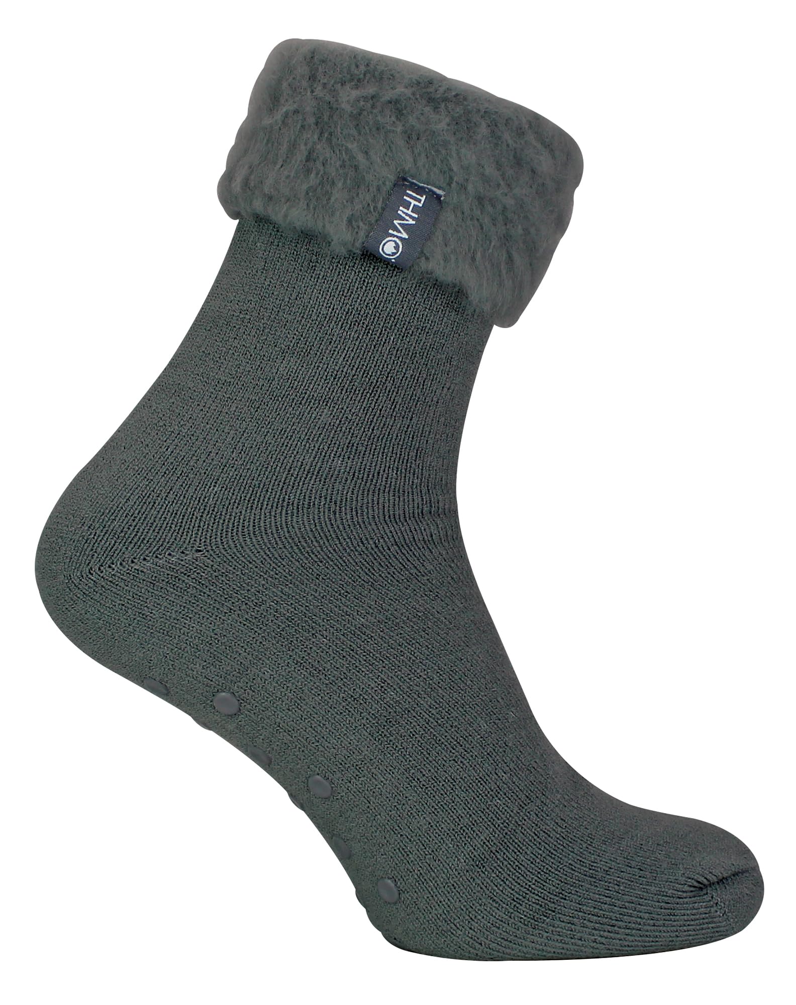 Mens Plain Thermal Turnover Bed Socks -