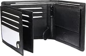 flevado Handy Genuine Leather Wallet Men's Wallet Portrait Format