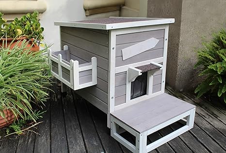 outdoor cat condo amazon