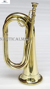 Regulation Bugle US Military Cavalry Horn Handmade