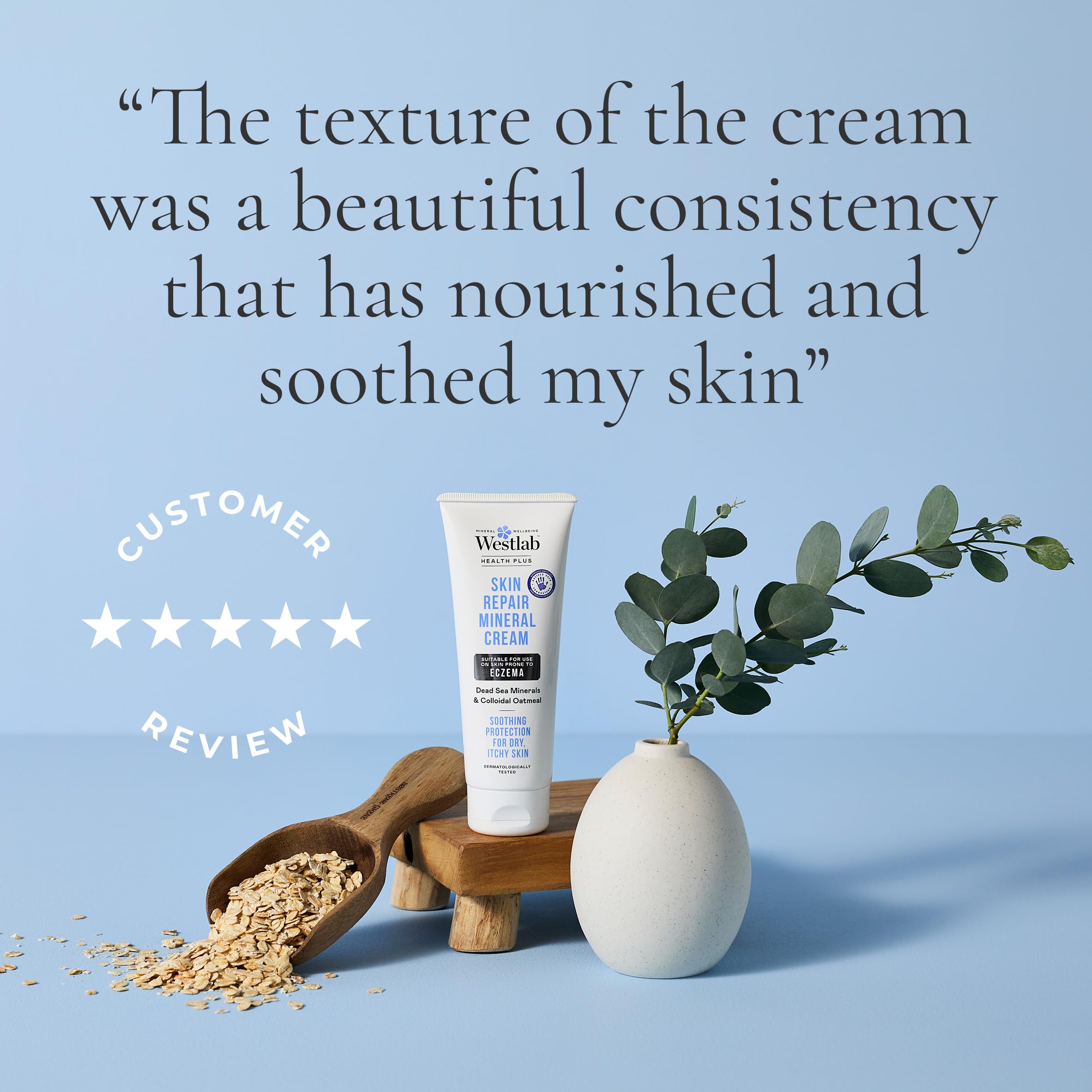 Westlab Skin Repair Mineral Cream, Suitable for Use On Skin Prone to Eczema Soothing Protection for Itchy & Dry Skin - Image 3