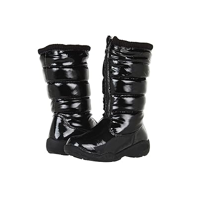 Tundra Boots Kids Puffy (Little Kid/Big Kid) Girls Shoes Black