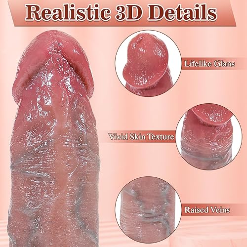 Miniatura 2 de Juguetes sexuales para adultos, consoladores realistas  Juguete sexual grueso consolador anal juguetes para un juego más profundo y más rápido,