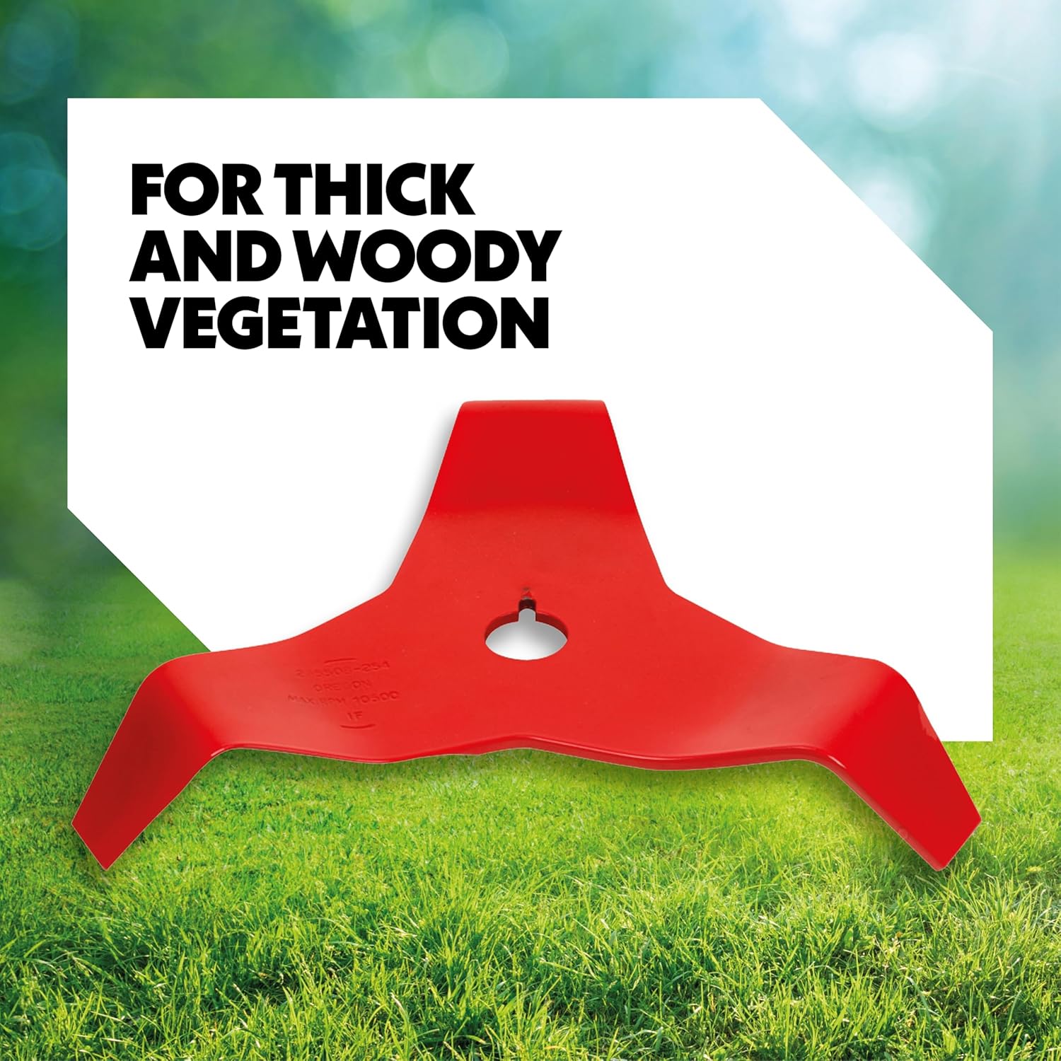 Oregon One-For-All 295507-0 Universal Mulching Brushcutter and Clearing Saw Blade 3 Tooth for Stihl, Husqvarna, Mitox, Echo, Kawasaki and Other Machines