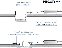 Vista 5 de NICOR Iluminación de 4 pulgadas redondo blanco plano LED Downlight en 2700K (DLE421202KRDWH)
