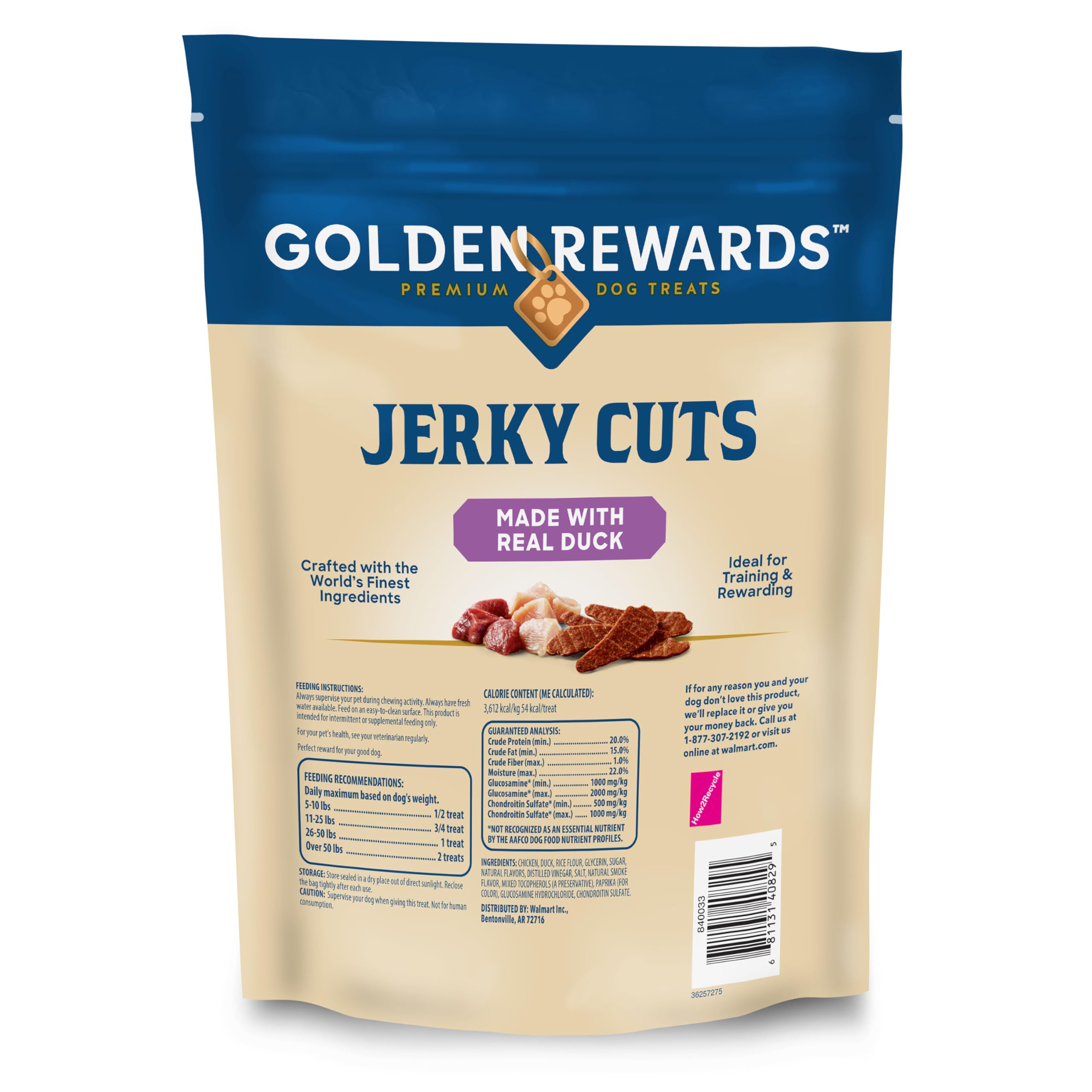 Golden Rewards Chicken Jerky Dog Treat 32 Oz Bag Pack) Golden