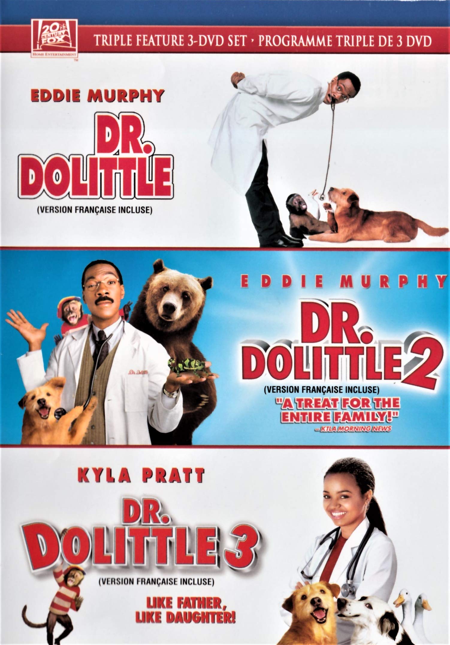 Dr Dolittle / Dr Dolittle 2 / Dr Dolittle 3: Triple Feature 3-DVD Set (DVD) [DVD]