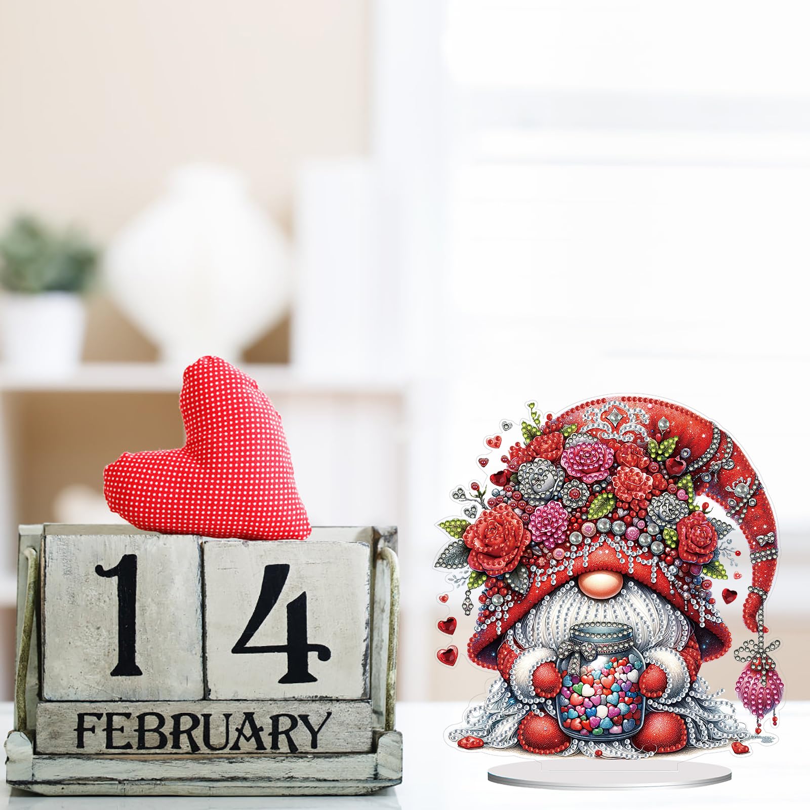 5D Diamond Art Tabletop Gnome Ornaments Kit - Image 8