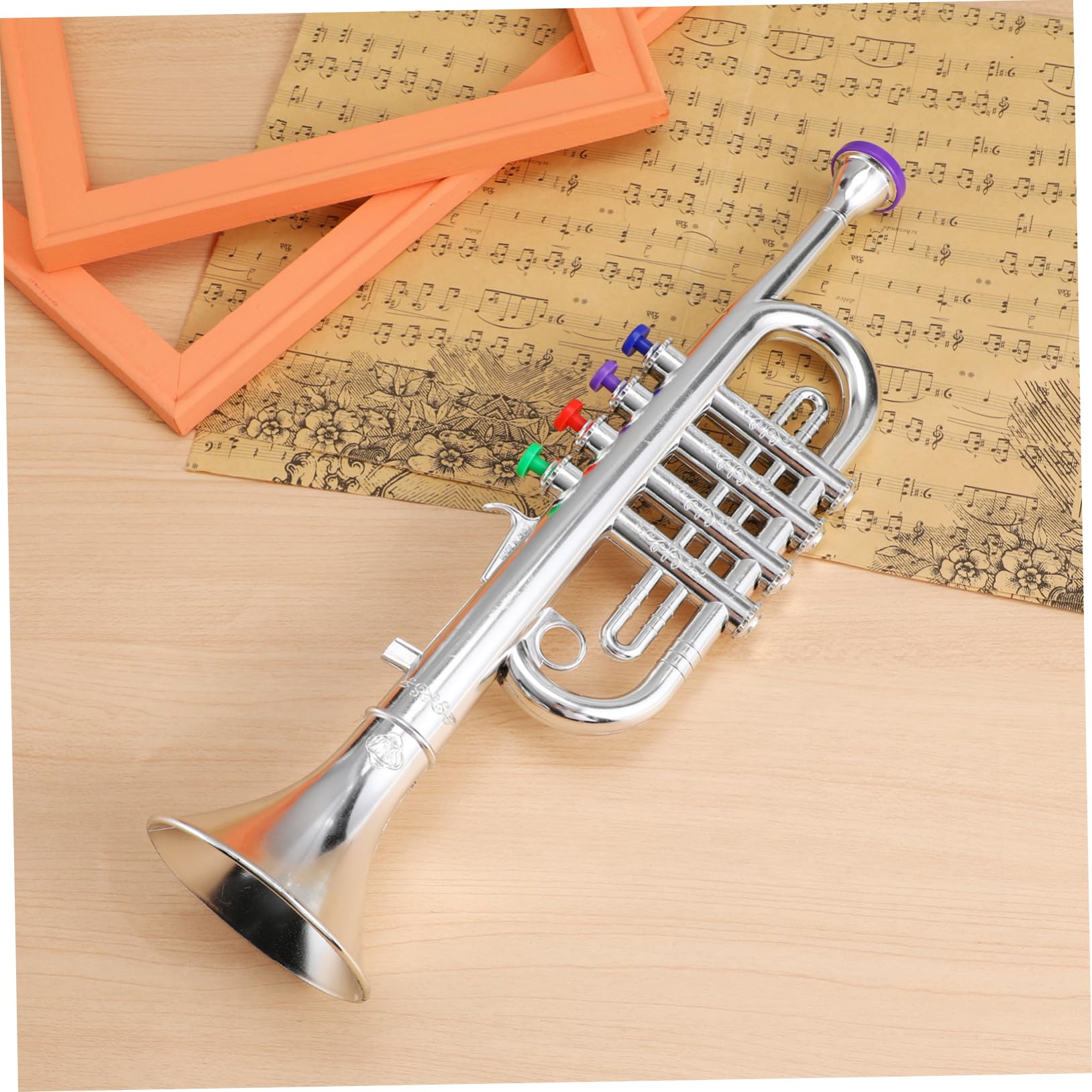 VANZACK Tromba per Colorata e Sicura Strumento Musicale Educativo Sonoro Portatile per Sviluppo Creatività e Apprendimento Musicale