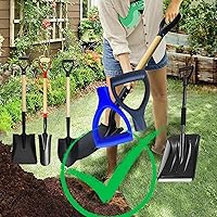 Vista 4 de Mango de pala de plástico tipo D de 1-1/4 pulgadas de diámetro interior 1.260 in mango de repuesto para pala de nieve, accesorios de rastrillo