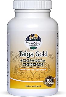 Schisandra Chinese Herbal Extract Supplement for Mental Focus, Liver Support, and Immunity Boost, 100 Vegetarian Capsules