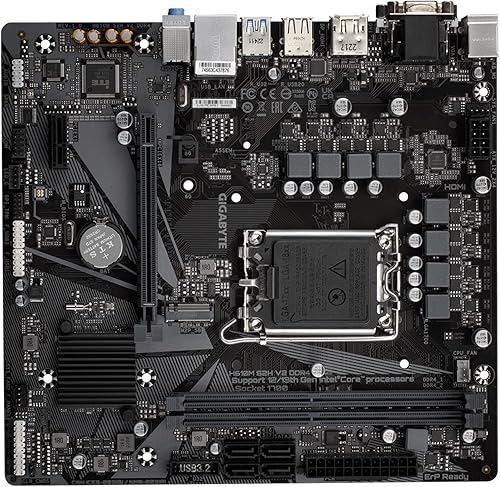 Miniatura 5 de GIGABYTE H610M S2H V2 DDR4 (H610/ Intel/LGA 1700/ Micro ATX/DDR4/ Single M.2/ PCIe 4.0/ USB 3.2 Gen1/ Realtek GbE LAN/placa base)