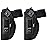 2 Pack Universal IWB Gun Holster for Concealed Carry, Inside The Waistband Pistols Holsters, Fits All Firearms S&W M&P Shield 9/40 Taurus PT111 G2 Sig Sauer P320 Glock 17 19 26 27 42 43