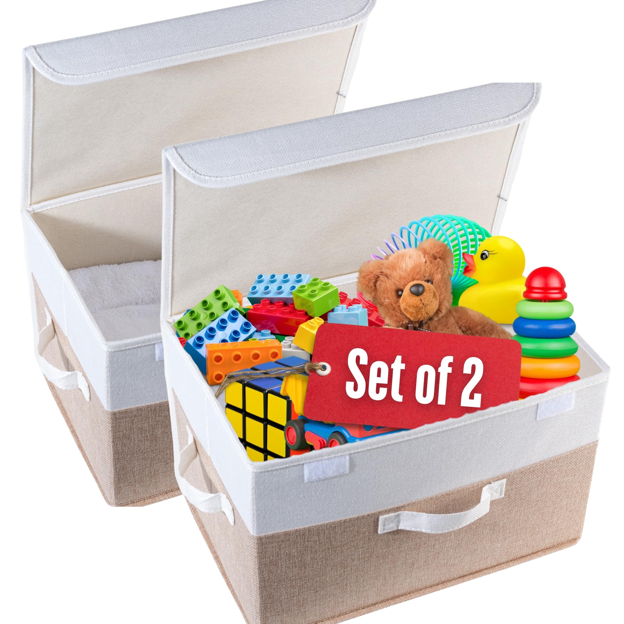 Pack of 2 Baby & Kids Toy Storage Organizer