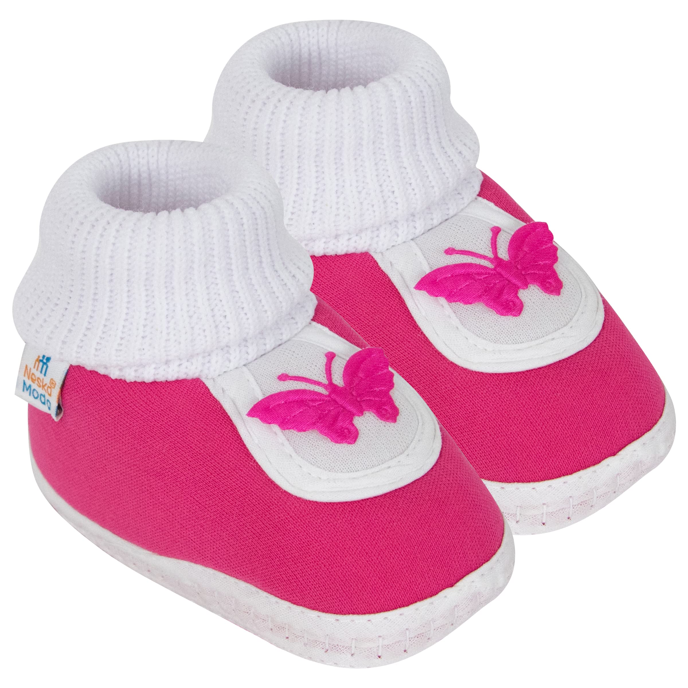 Neska Moda Baby Girls Booties For 6 To 12 Months (Pink)-image-0
