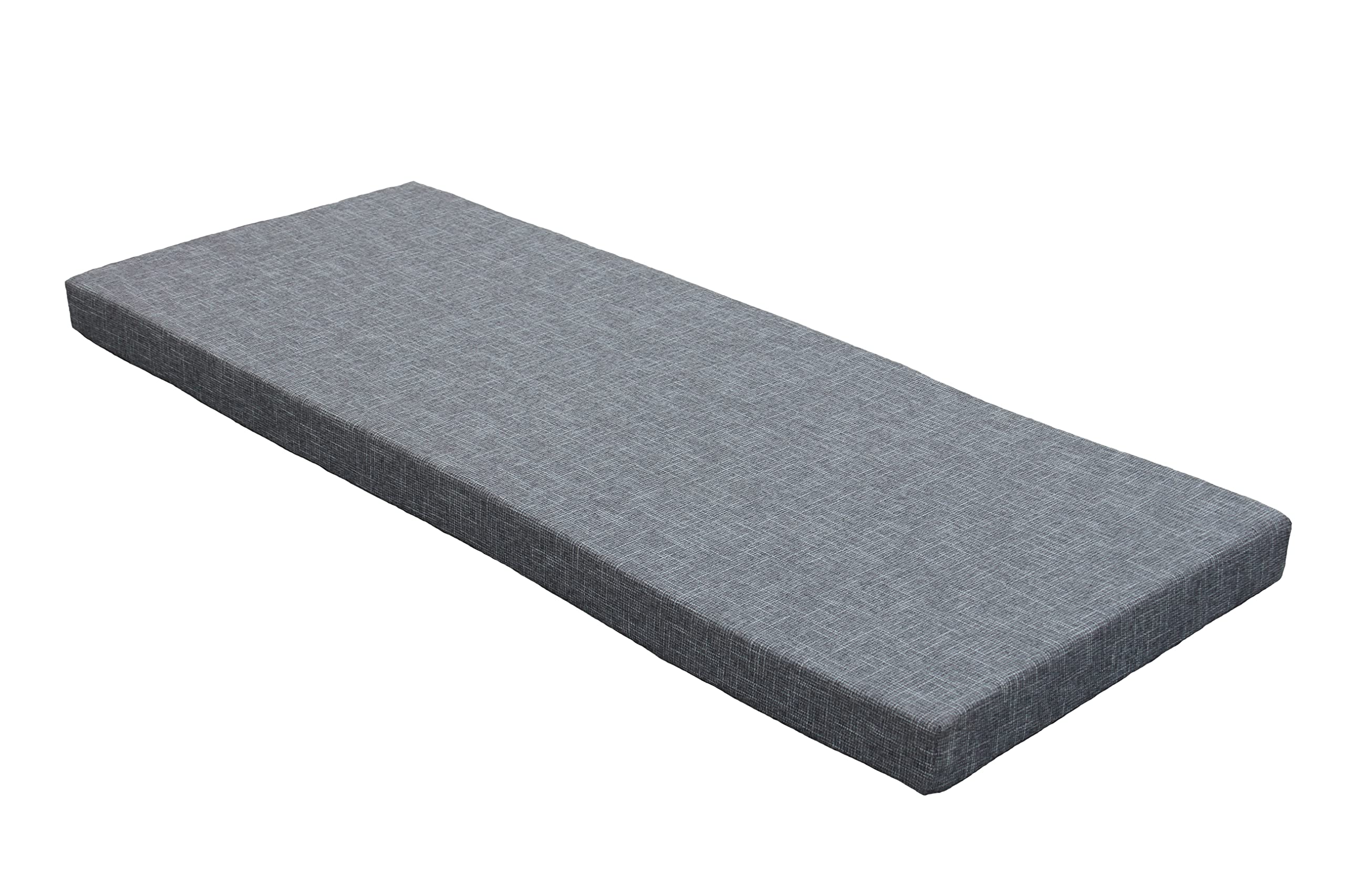 Ginsimar Indoor/Outdoor Patio Bench Cushion, Soft Thicken Seat Pads Cushion Custom Size (Light Grey; 40 x 40 x 10 cm) — image 1